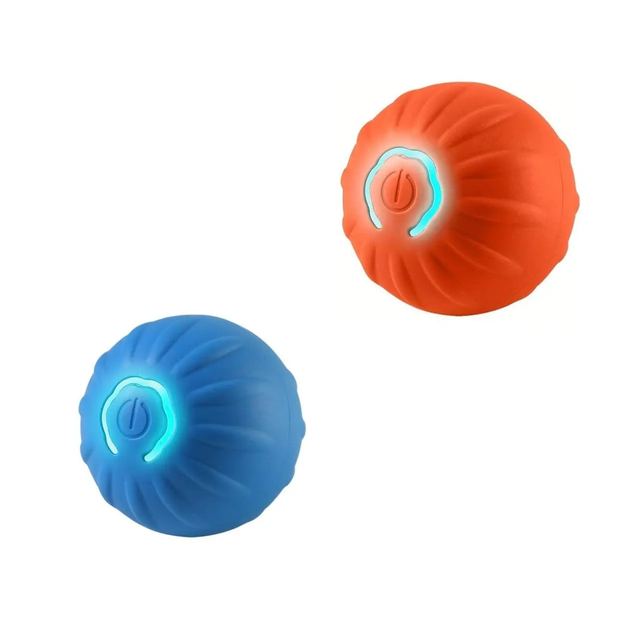 Fuzztik Interactive Dog Toy Ball - 2025 Upgrade, Durable TPR Material, USB Rechargeable Automatic Rolling & Vibrating Ball for All Dog Sizes, Anti-Biting High-Quality Design