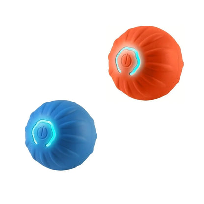 Fuzztik Interactive Dog Toy Ball - 2025 Upgrade, Durable TPR Material, USB Rechargeable Automatic Rolling & Vibrating Ball for All Dog Sizes, Anti-Biting High-Quality Design